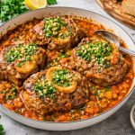 оссобуко по-міланськи з телячої гомілки з гремолатою та овочевим соусом